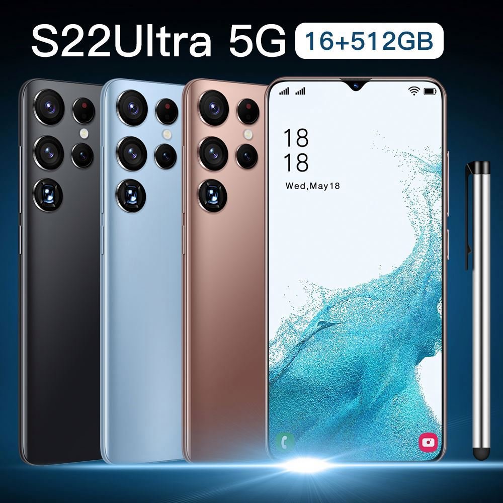 S22 Ultra Phone Global Version Smartphone 512GB Android Cellphones Original Unlocked 3g 4g 5g Mobile Phones